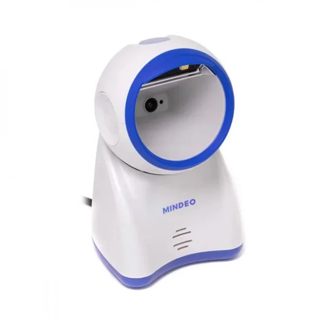Сканер штрихкода Mindeo MP7258 White MP7258_WHITE Стационарный, 2D, USB, Бело-синий