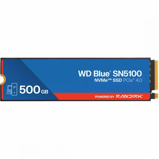 Жесткий диск Western Digital Blue SN5100 WDS500G5B0E SSD (твердотельные), 500 ГБ, M.2, PCIe