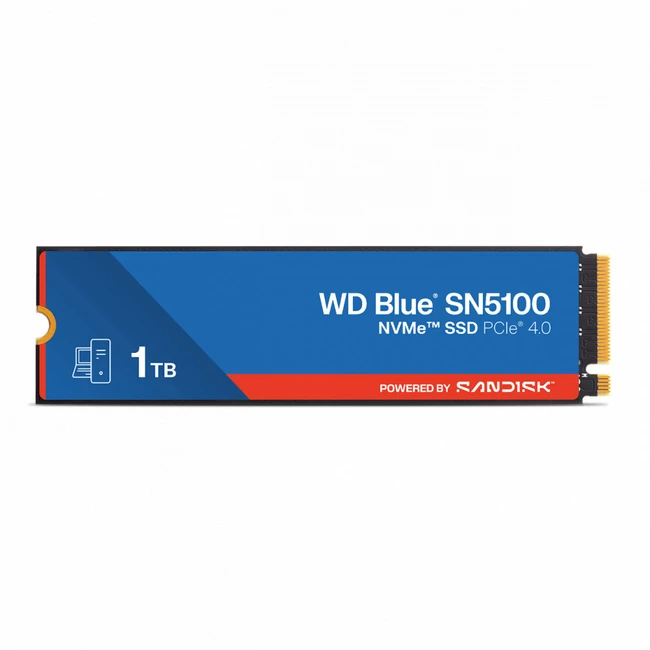 Жесткий диск Western Digital Blue SN5100 WDS100T5B0E SSD (твердотельные), 1 ТБ, M.2, PCIe