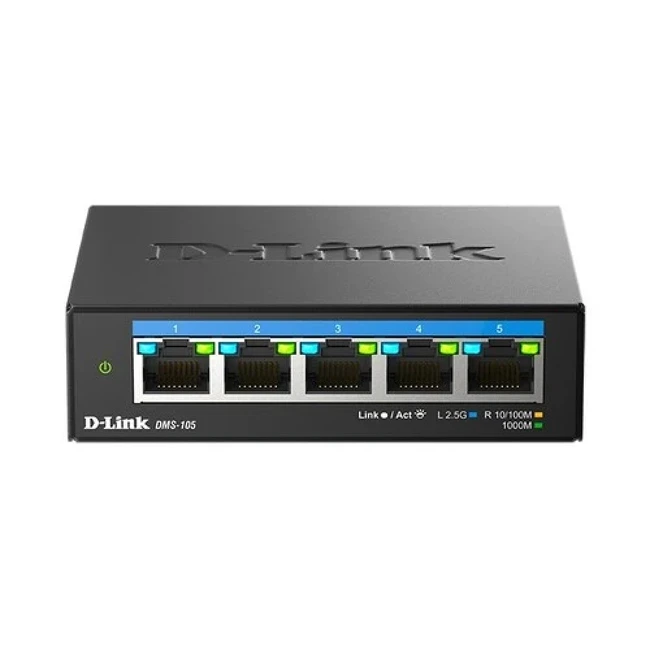 Коммутатор D-link DMS-105/A2A (2.5 GBase-T (2500 мбит/с))