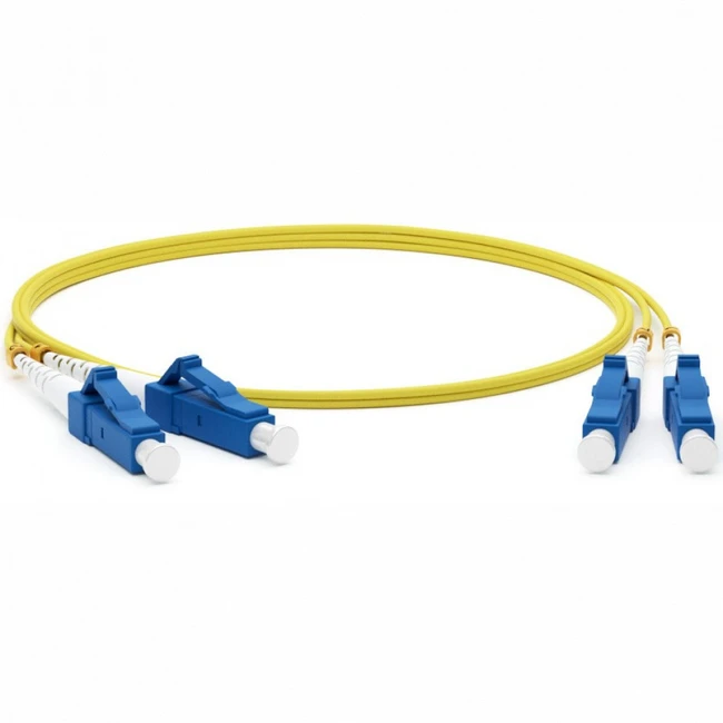 Оптический патч-корд Hyperline FC-D2-9-LC/UR-LC/UR-H-10M-LSZH-YL