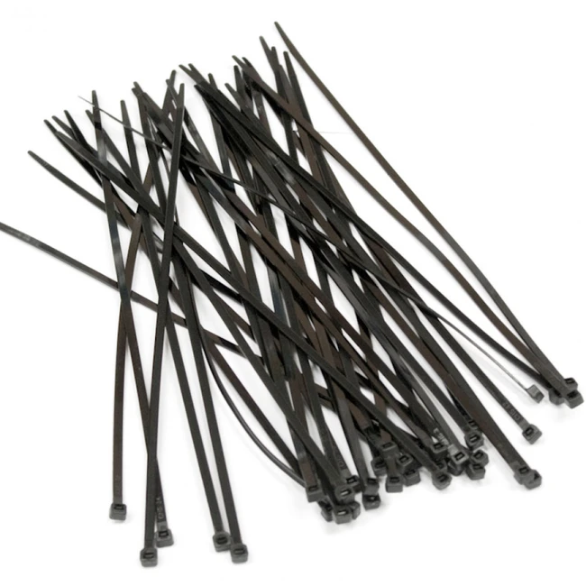 Инструмент для монтажа СКС Hyperline Стяжка нейлоновая неоткрывающаяся безгалогенная (halogen free) 250x3.6мм полиамид 6.6 -40°C - +85°C черная (100 шт) GT-250IBC