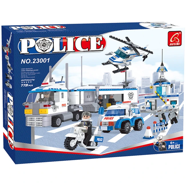 Аксессуар Ausini Игровой конструктор Патруль: Большой мобильный штаб полиции 23001