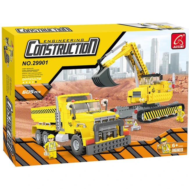 Аксессуар Ausini Игровой конструктор Строители: Строительная техника 29901