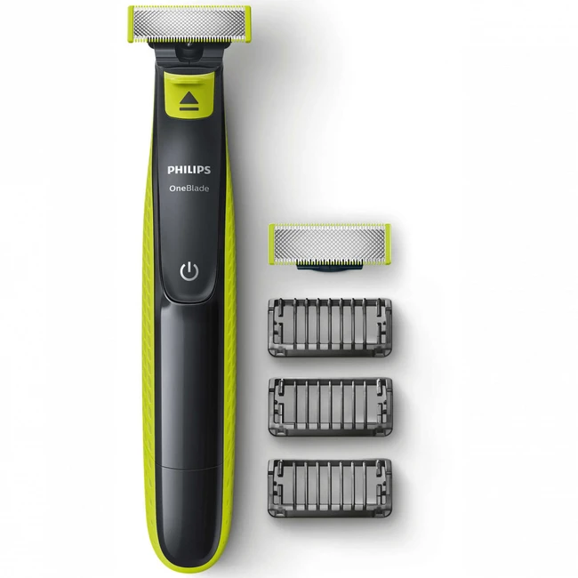 Уход за телом Philips Триммер OneBlade черный-зеленый QP2520/60