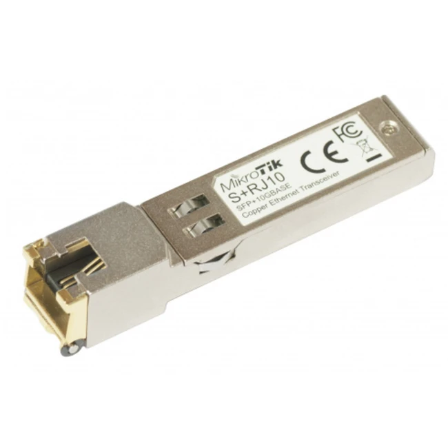 Модуль Mikrotik S+RJ10 SFP+ модуль