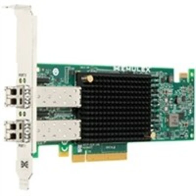 Сетевое устройство Dell Emulex LPe32002-M2-D Dual Port 32Gb Fibre Channel HBA FullHeight 403-BBLT Модуль