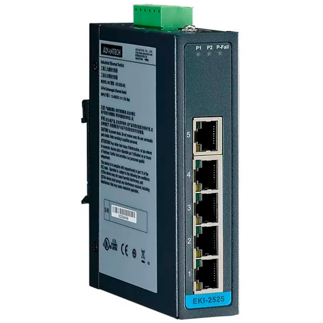 Коммутатор ADVANTECH EKI-2525-BE (100 Base-TX (100 мбит/с))