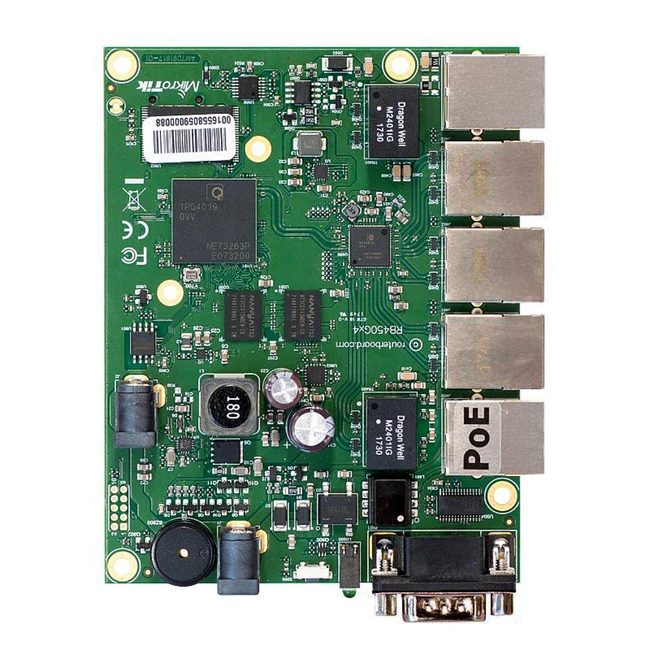 Маршрутизатор Mikrotik RB450Gx4 10/100/1000 Base-TX (1000 мбит/с)