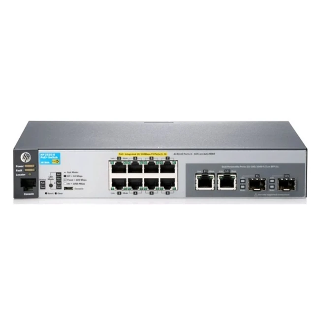 Коммутатор HPE 2530 J9783A#ABB 100 Base-TX (100 мбит/с), 2 SFP порта