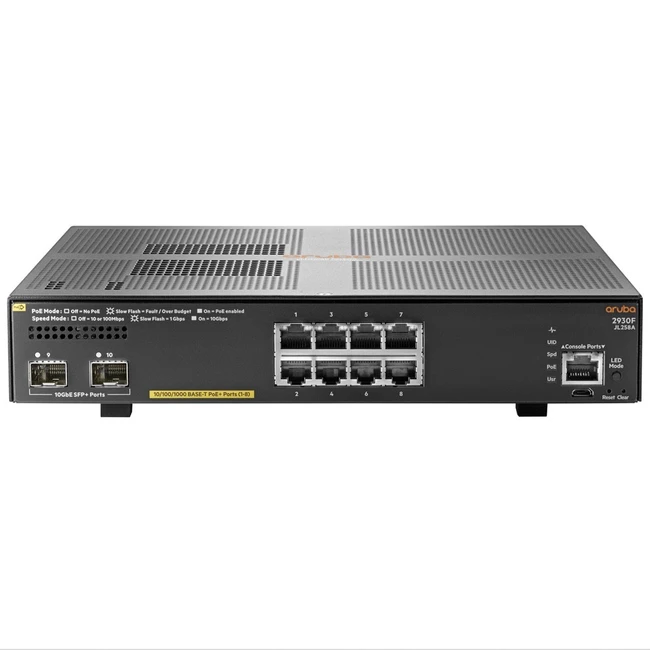 Коммутатор Aruba 2930F JL258A#ABB 1000 Base-TX (1000 мбит/с), 2 SFP порта