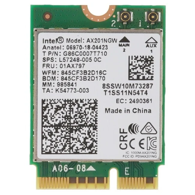 Аксессуар для сетевого оборудования Intel AX201.NGWG.NVW