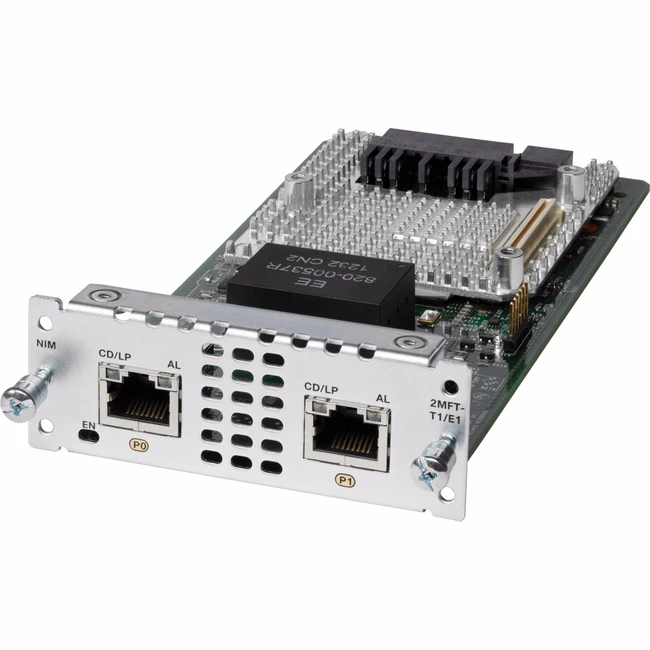 Сетевое устройство Cisco Модуль 2 port Multiflex Trunk Voice NIM-2MFT-T1/E1= Модуль