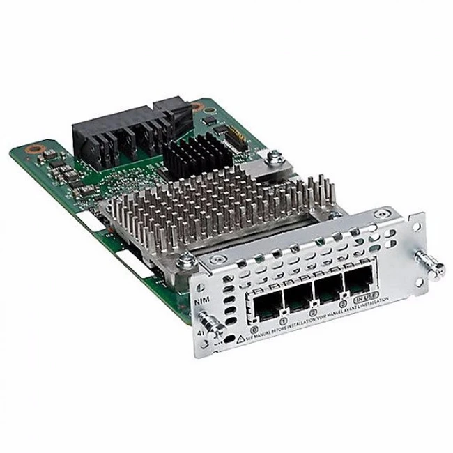 Сетевое устройство Cisco 4-Port Network Interface Module NIM-4FXS= Модуль