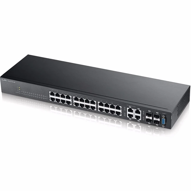 Коммутатор Zyxel GS2210-24HP GS2210-24HP-EU0101F 1000 Base-TX (1000 мбит/с), 4 SFP порта