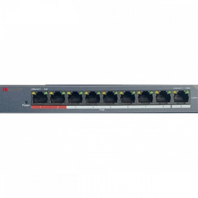 Коммутатор Hikvision DS-S908P(B) (100 Base-TX (100 мбит/с))