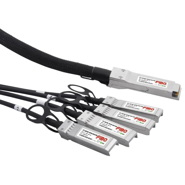 Кабель интерфейсный Fibertrade FT-QSFP+/4SFP+-CabA-10 FT-QSFP+/4SFP+CabA-10