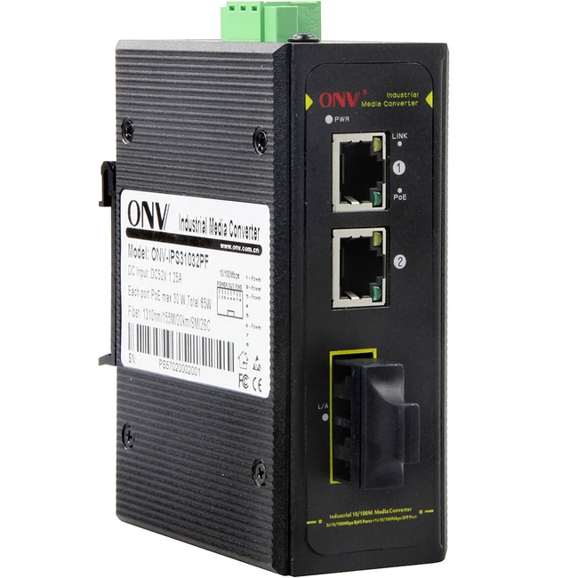 Коммутатор ONV IPS31032PS-S (100 Base-TX (100 мбит/с), 1 SFP порт)