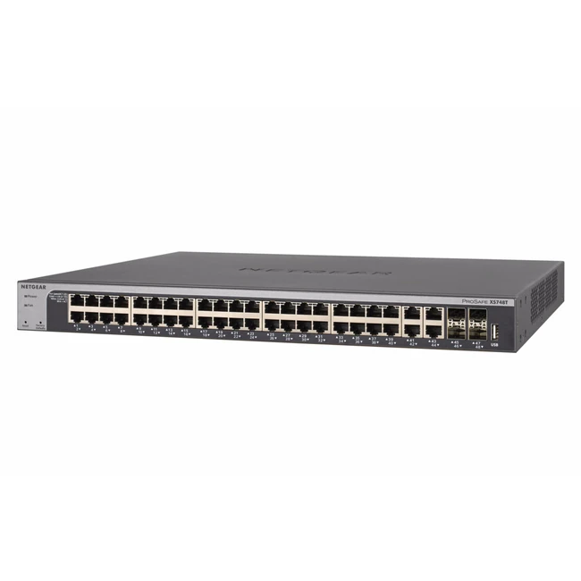 Коммутатор NETGEAR XS748T-100NES 10 GBase-T (10000 мбит/с), 4 SFP порта