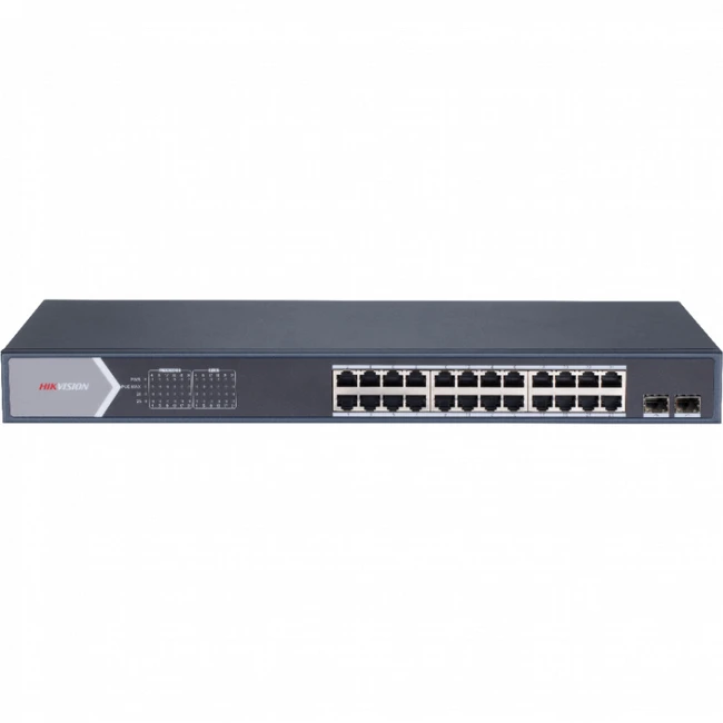Коммутатор Hikvision DS-3E1526P-SI 1000 Base-TX (1000 мбит/с), 2 SFP порта