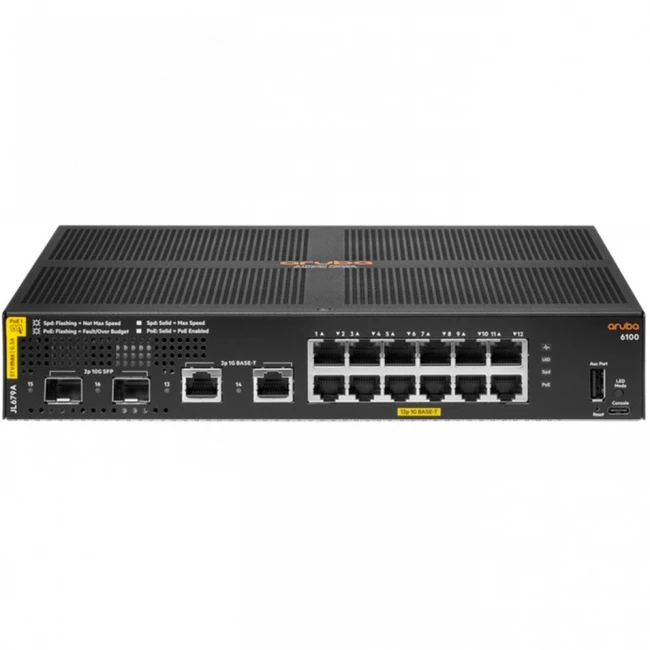 Коммутатор Aruba 6100 JL679A 1000 Base-TX (1000 мбит/с), 4 SFP порта