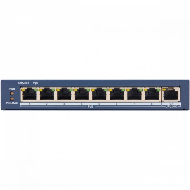 Коммутатор Hikvision SWT-1309P (100 Base-TX (100 мбит/с))