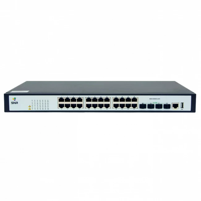 Коммутатор SNR SNR-S2989G-24TX 1000 Base-T (1000 мбит/с), 4 SFP порта