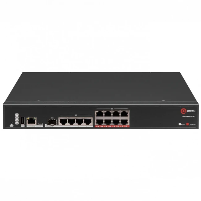 Маршрутизатор QTECH QSR-1920-22-AC 10/100/1000 Base-TX (1000 мбит/с)