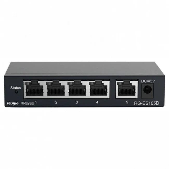 Коммутатор Ruijie RG-ES105D 100 Base-TX (100 мбит/с)