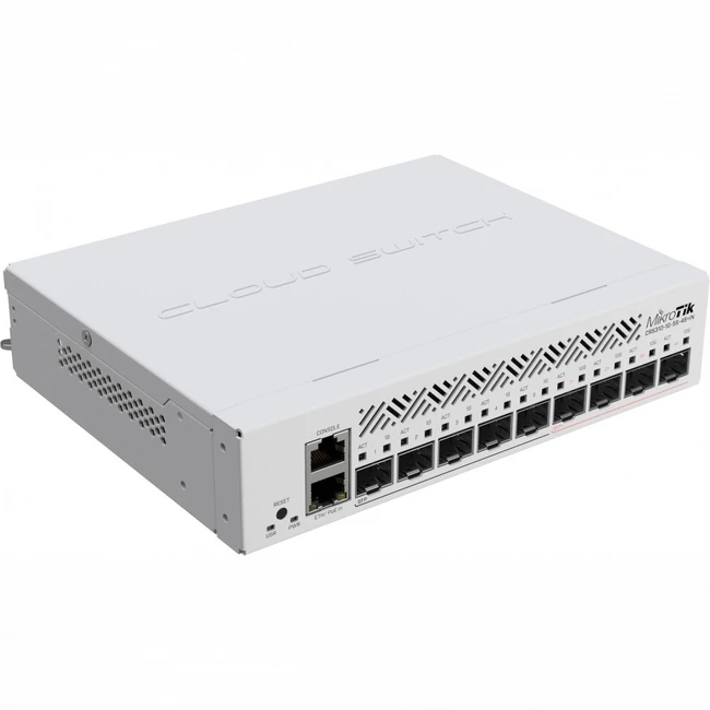 Коммутатор Mikrotik Cloud Router Switch CRS310-1G-5S-4S+IN 1000 Base-TX (1000 мбит/с), 4 SFP порта