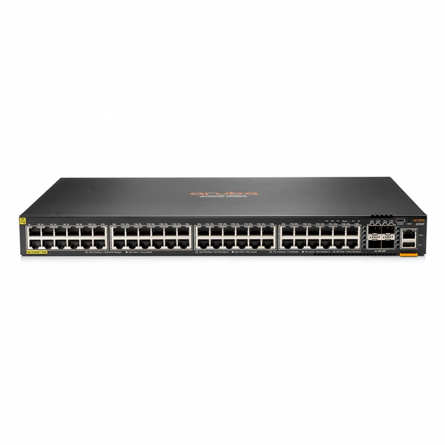 Коммутатор HPE Aruba 6200F JL727A#B2C (1000 Base-TX (1000 мбит/с), 4 SFP порта)