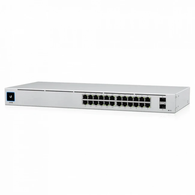 Коммутатор Ubiquiti PoE-коммутатор в стойку USW-24-POE 1000 Base-TX (1000 мбит/с), 2 SFP порта