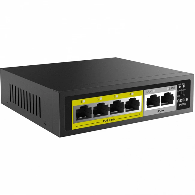 Коммутатор Netis P106C 100 Base-TX (100 мбит/с)