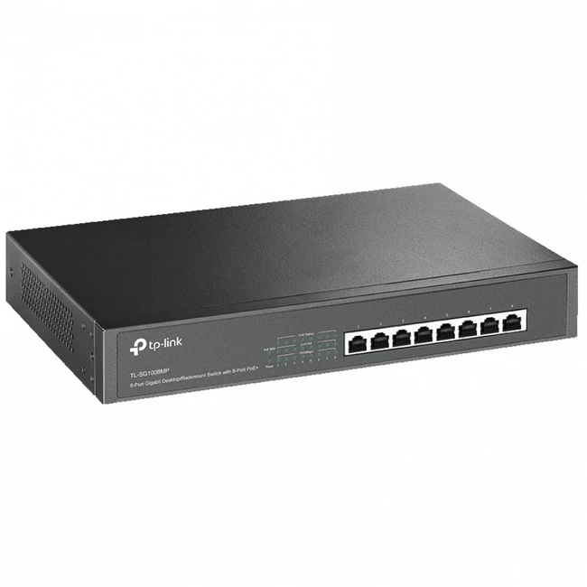 Коммутатор TP-Link TL-SG1008MP(UN) V2.0/3.0 (1000 Base-TX (1000 мбит/с))