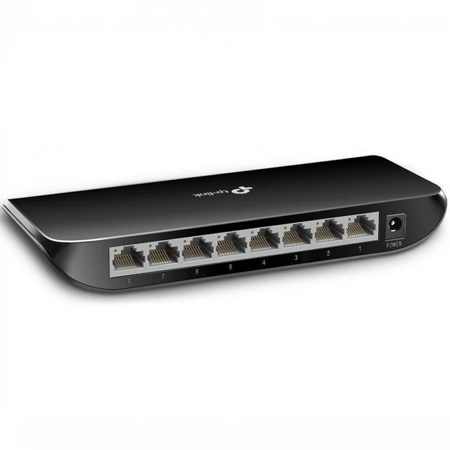 Коммутатор TP-Link TL-SG1008D V.8.0/8.20/9.0/10.0 1000 Base-TX (1000 мбит/с)