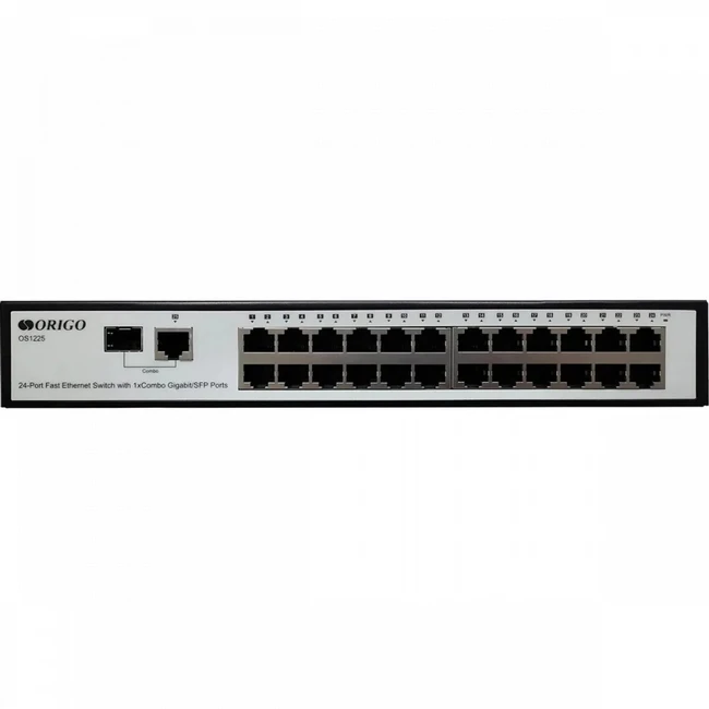 Коммутатор Origo OS1225/A1A 100 Base-TX (100 мбит/с), 1 SFP порт