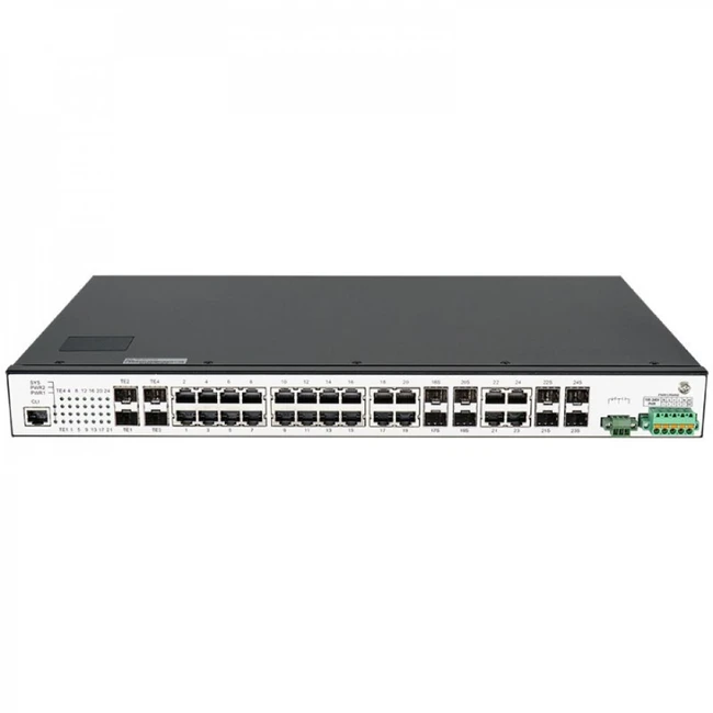 Коммутатор BDCOM IES2000 IES2000-5024T8C4X 1000 Base-TX (1000 мбит/с), 4 SFP порта