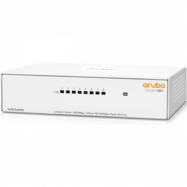 Коммутатор HPE Aruba Instant On 1430 8G Switch R8R45A 1000 Base-TX (1000 мбит/с)