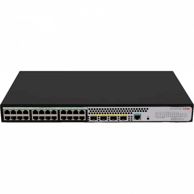 Коммутатор H3C S5120V3-28S-PWR-LI LS5120V3-28S-PWR-LI-GL Switch (1000 Base-TX (1000 мбит/с), 4 SFP порта)