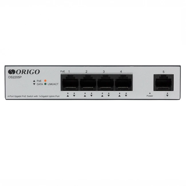 Коммутатор Origo OS2205P OS2205P/60W/A1A 1000 Base-T (1000 мбит/с)