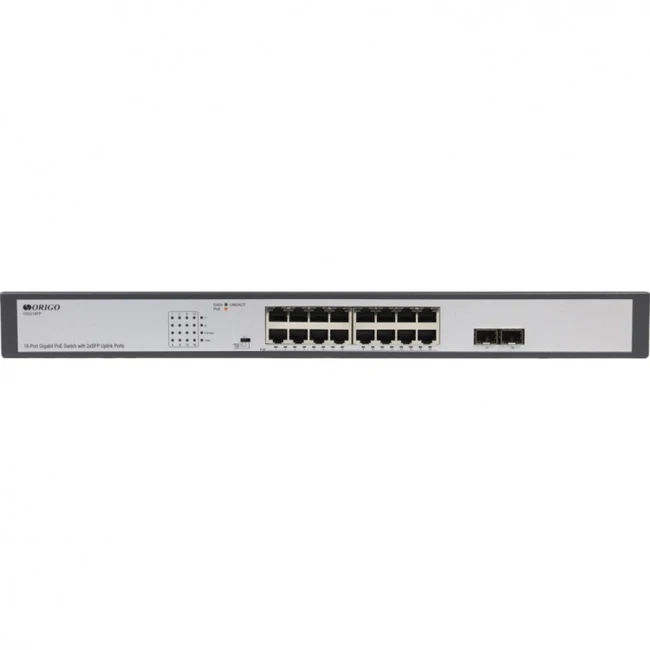 Коммутатор Origo OS2218FP OS2218FP/200W/A1A 1000 Base-T (1000 мбит/с), 2 SFP порта