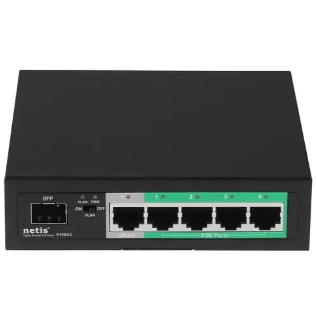 Коммутатор Netis P106GC 1000 Base-T (1000 мбит/с), 1 SFP порт