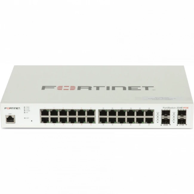 Коммутатор Fortinet FortiSwitch-224E-POE FS-224E-POE 1000 Base-T (1000 мбит/с), 4 SFP порта
