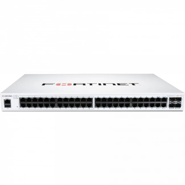 Коммутатор Fortinet FortiSwitch-148F-FPOE FS-148F-FPOE 1000 Base-T (1000 мбит/с), 4 SFP порта