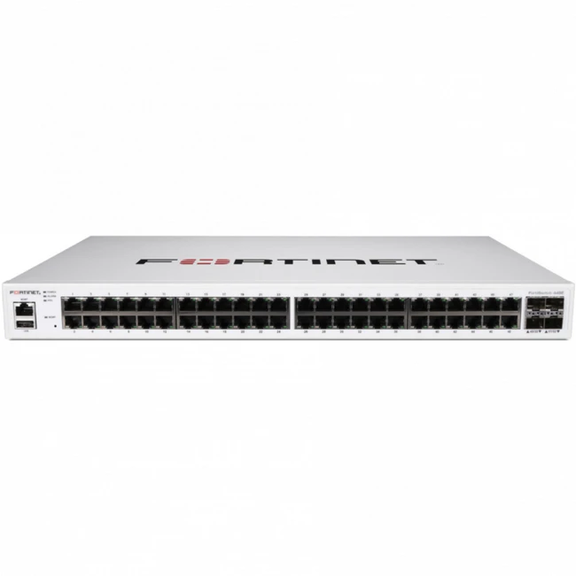 Коммутатор Fortinet FortiSwitch-448E FS-448E (1000 Base-T (1000 мбит/с), 4 SFP порта)