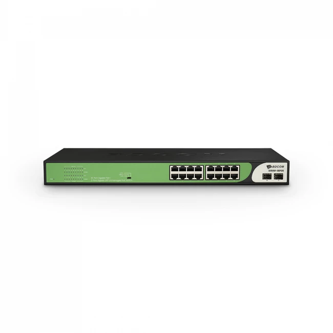 Коммутатор BDCOM S1500-16P2S (1000 Base-T (1000 мбит/с), 1 SFP порт)