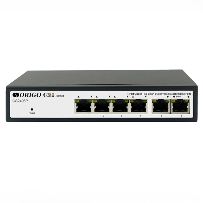 Коммутатор Origo OS2406P OS2406P/60W/A1A (100 Base-TX (100 мбит/с))