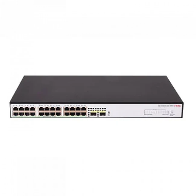 Коммутатор H3C S1600V2-26P-HPWR L2 Ethernet Switch LS-1600V2-26P-HPWR-GL 1000 Base-T (1000 мбит/с), 2 SFP порта