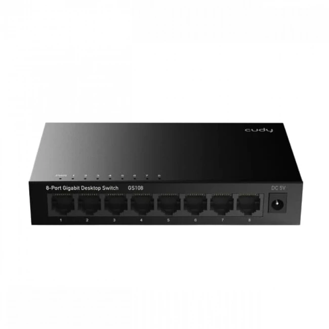 Коммутатор CUDY GS108E 1000 Base-T (1000 мбит/с)