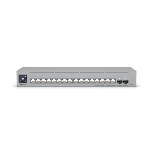 Коммутатор Ubiquiti USW-Pro-Max-16 1000 Base-T (1000 мбит/с), 2 SFP порта